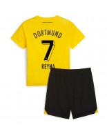 Borussia Dortmund Giovanni Reyna #7 Domácí dres pro děti 2023-24 Krátký Rukáv (+ trenýrky)